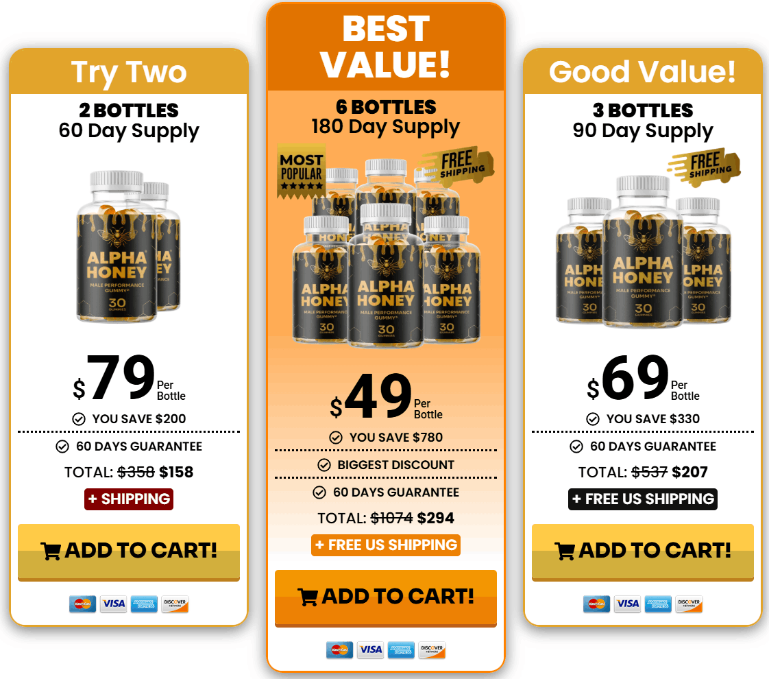 Alpha Honey price-order
